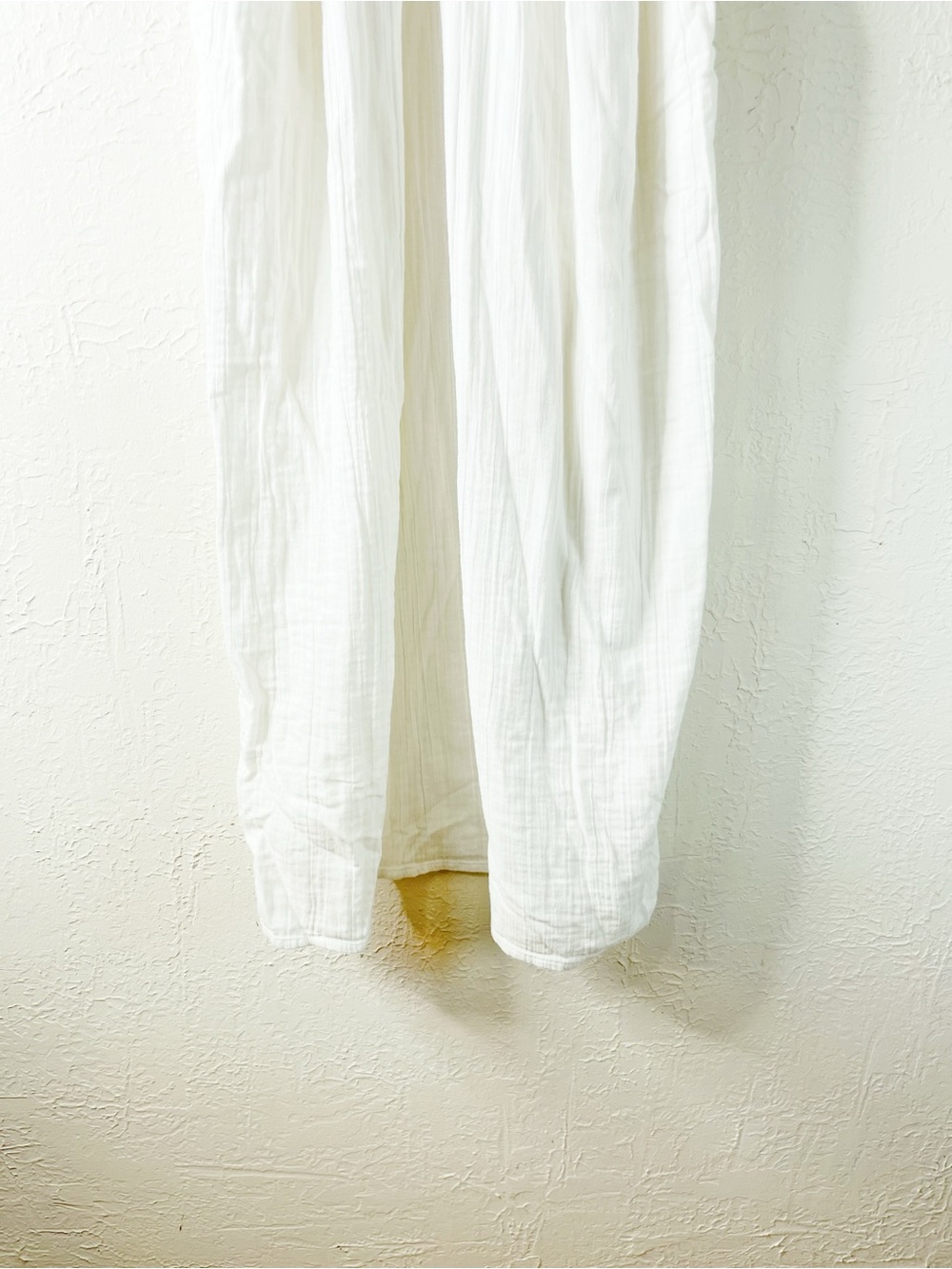 Mara Hoffman Crinkled Cotton Gauze Midi Dress in White 100% Organic Cotton - Picture 7 of 14